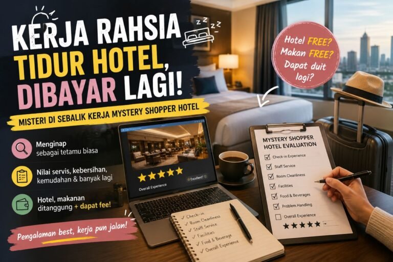 🏨 Nak Tidur Hotel Mahal Tapi Tak Nak Bayar